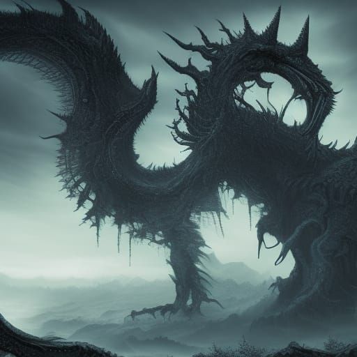 World consumed by darkness.