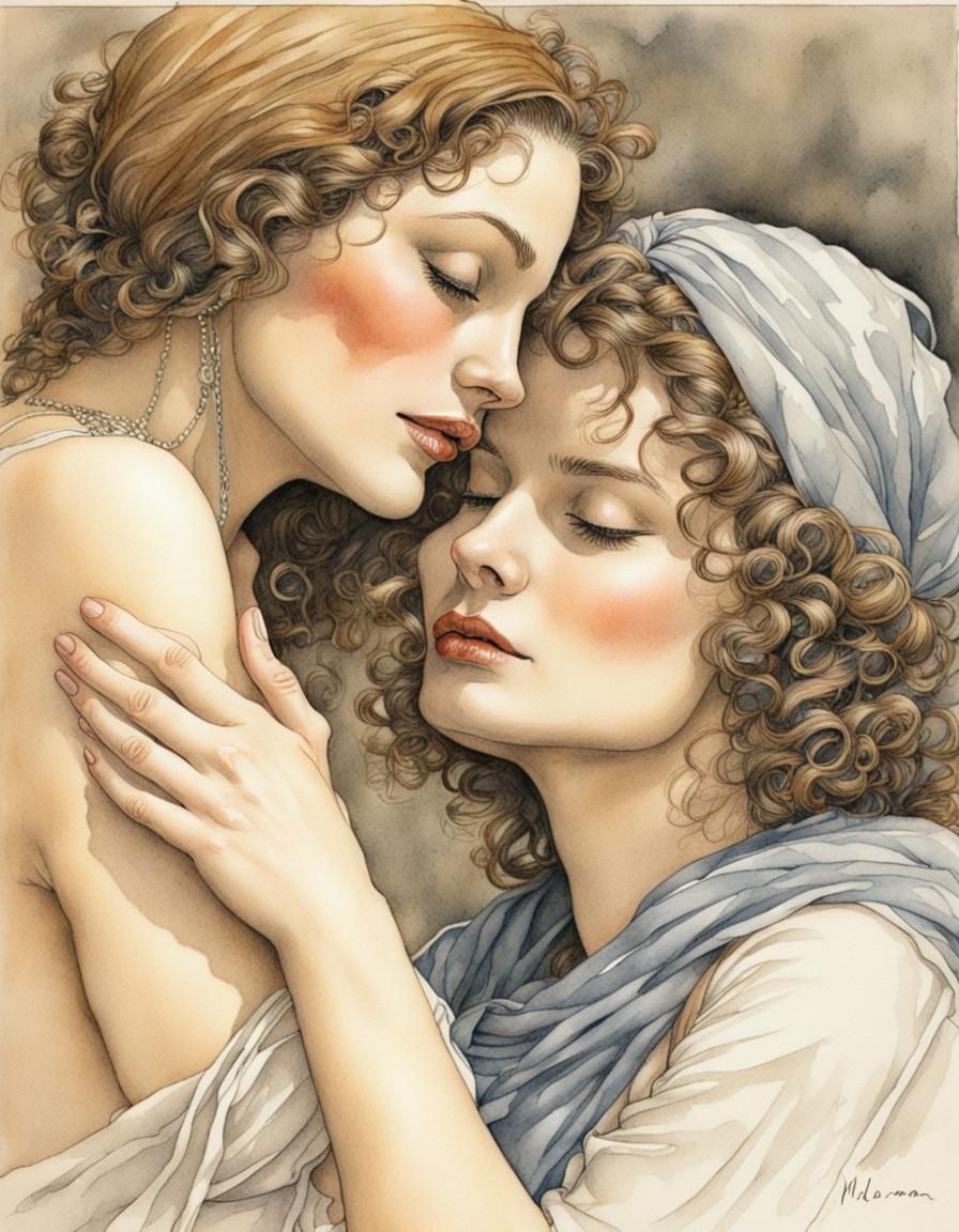 fine art,  embrace