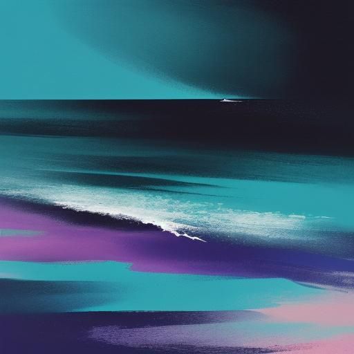 Ein stürmischer Tag am Meer