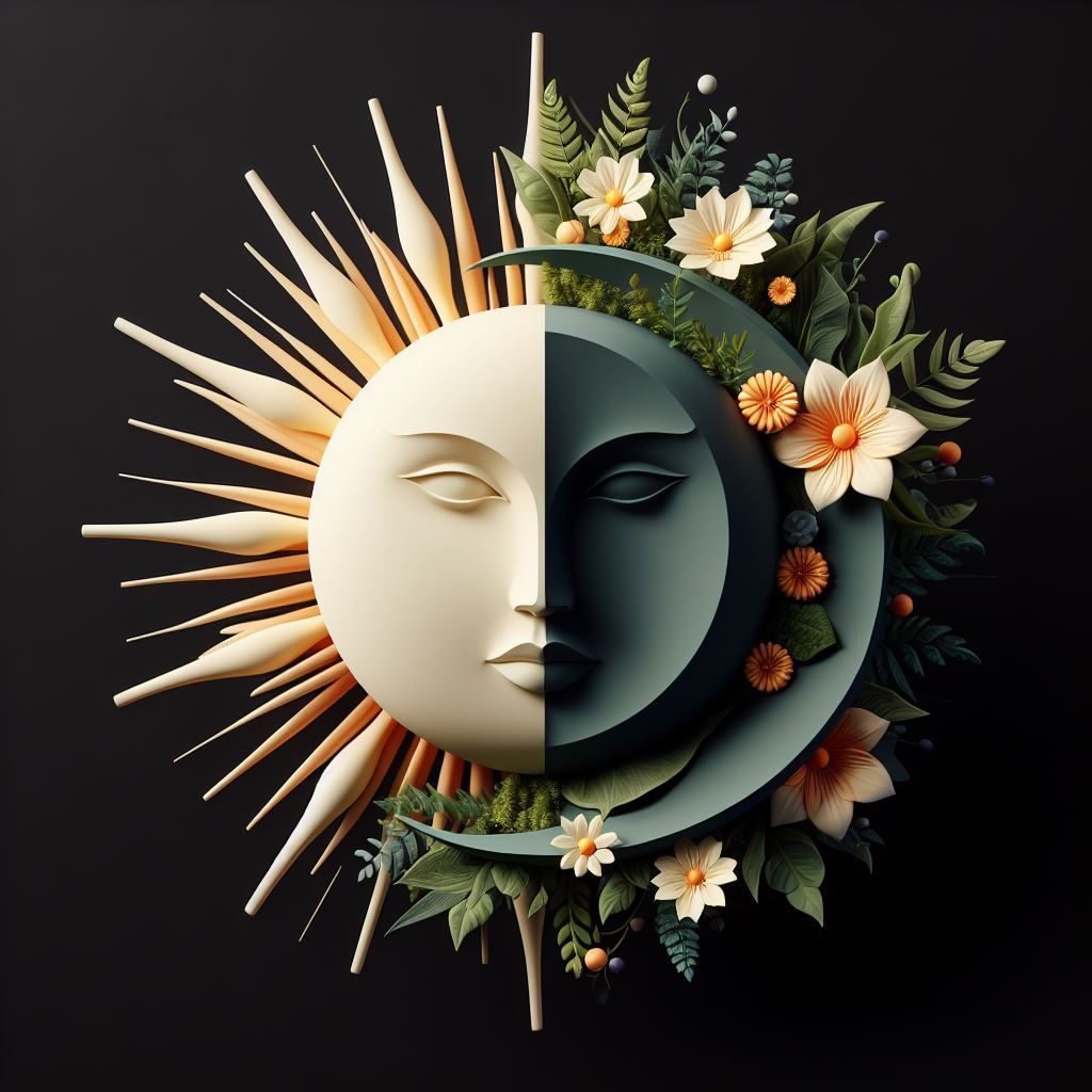 Sun and moon