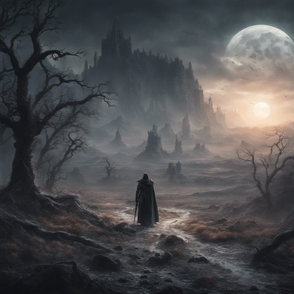 Witcher 3 Inspired Landscape  by @Pip