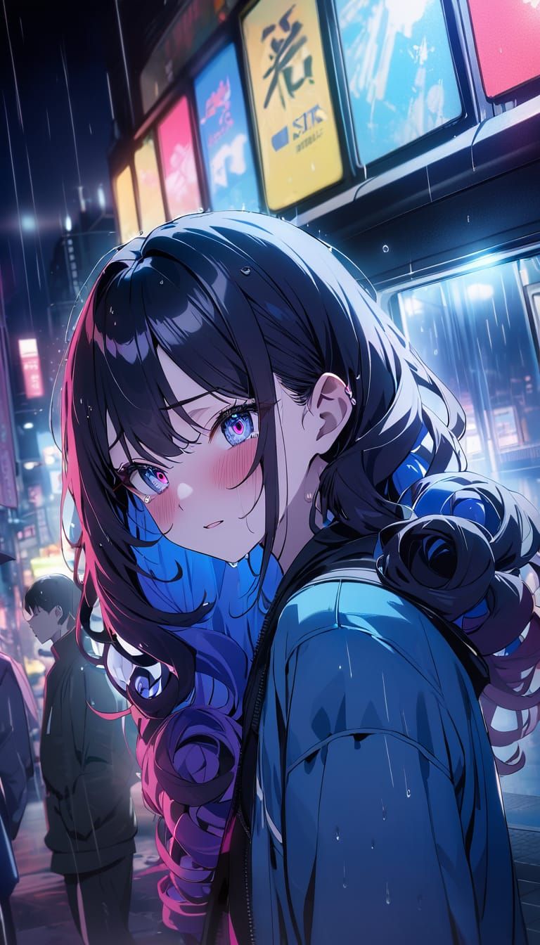 Raver Goth Crying Wildcard