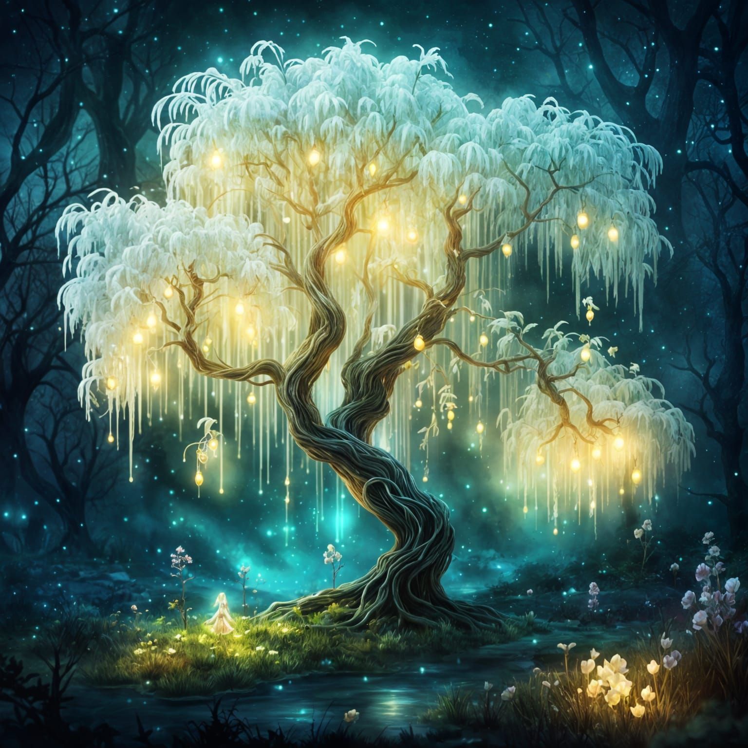 Enchanted Tree in an Enchanted Land  by @Moxiecat