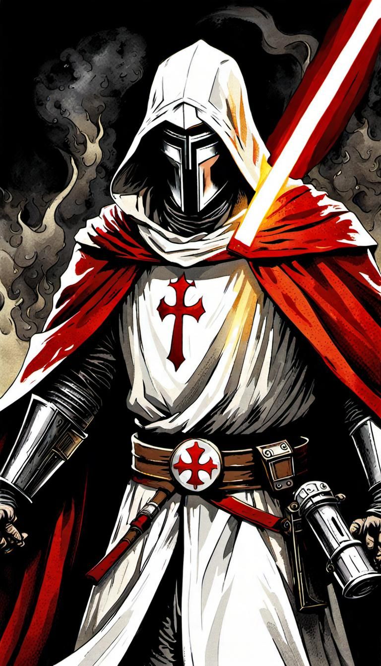 Jedi Knight Templar - AI Generated Artwork - NightCafe Creator