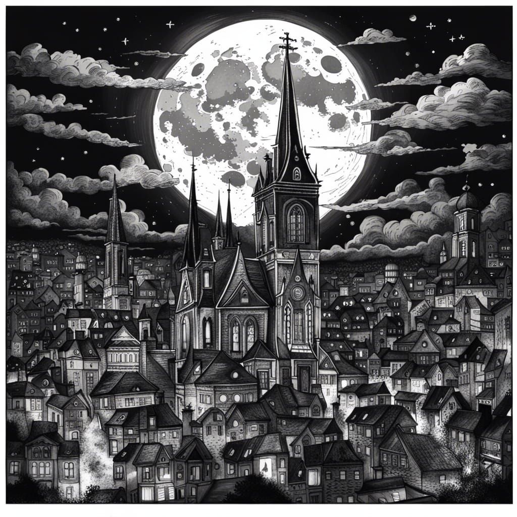 Beautiful city at night.   by @SalvaMalva