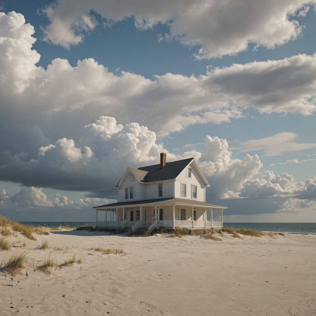 house at beach  by @murphy99