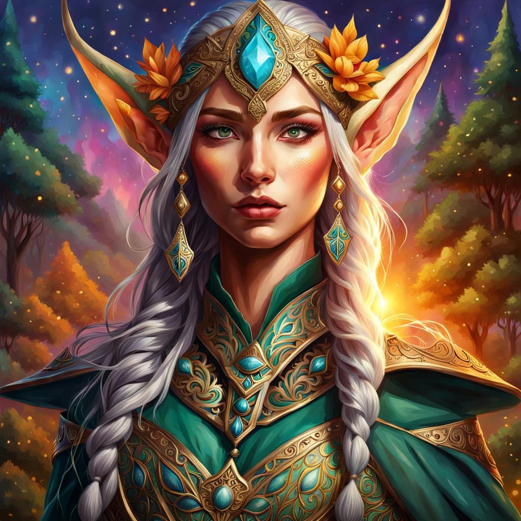 Portrait of an elf - AI Generated Artwork - NightCafe Creator