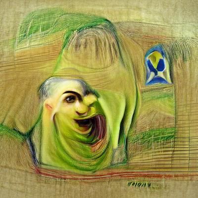 edvard munch scream but it's shrek
