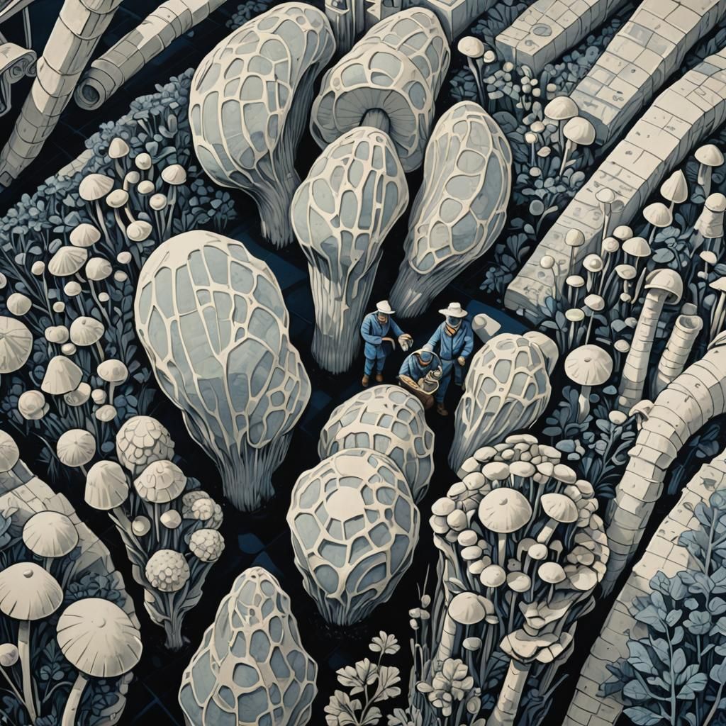Tending to the MUSHROOMS // Blueprint