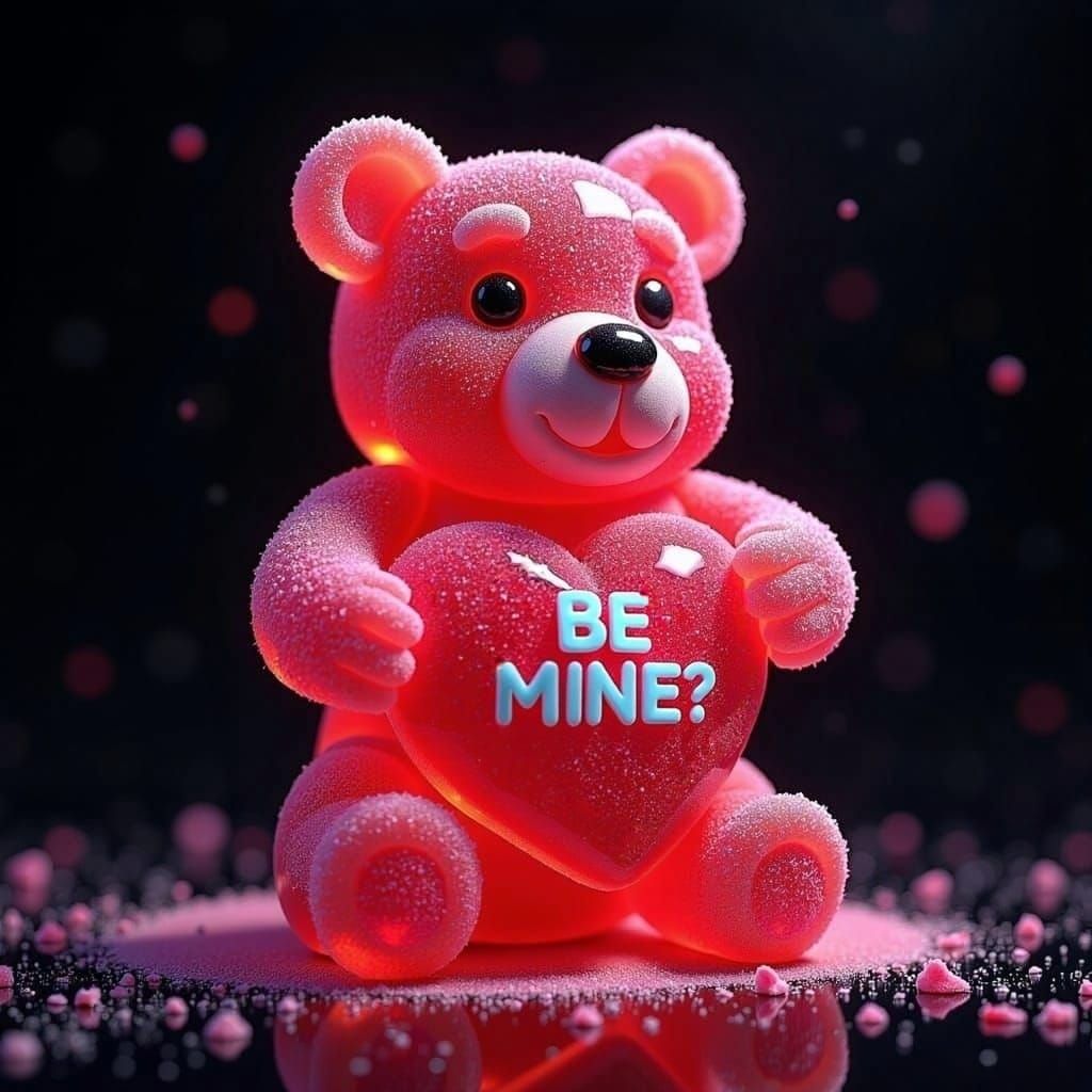 Daily Challenge #853: Conversation Hearts,  Be Mine?  by @Mystienight