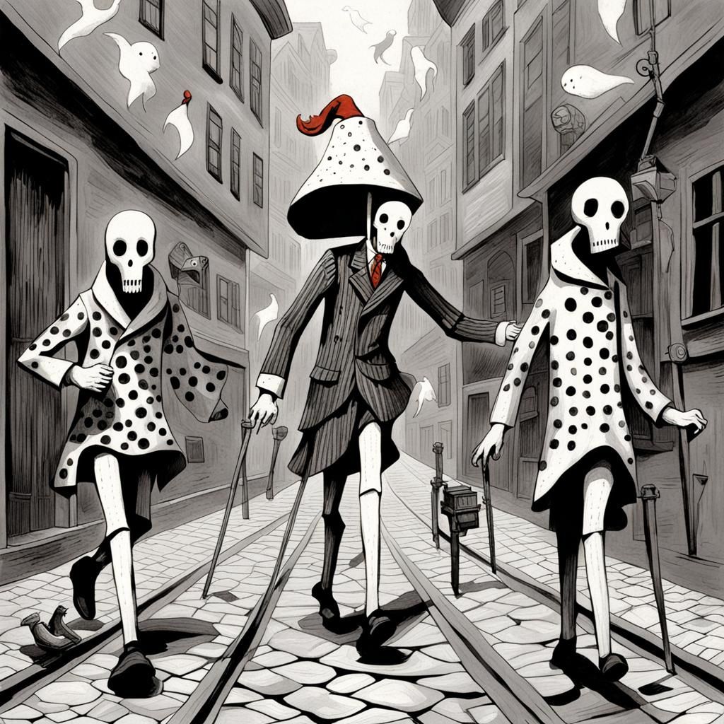 Ghost portrait of David Bowie