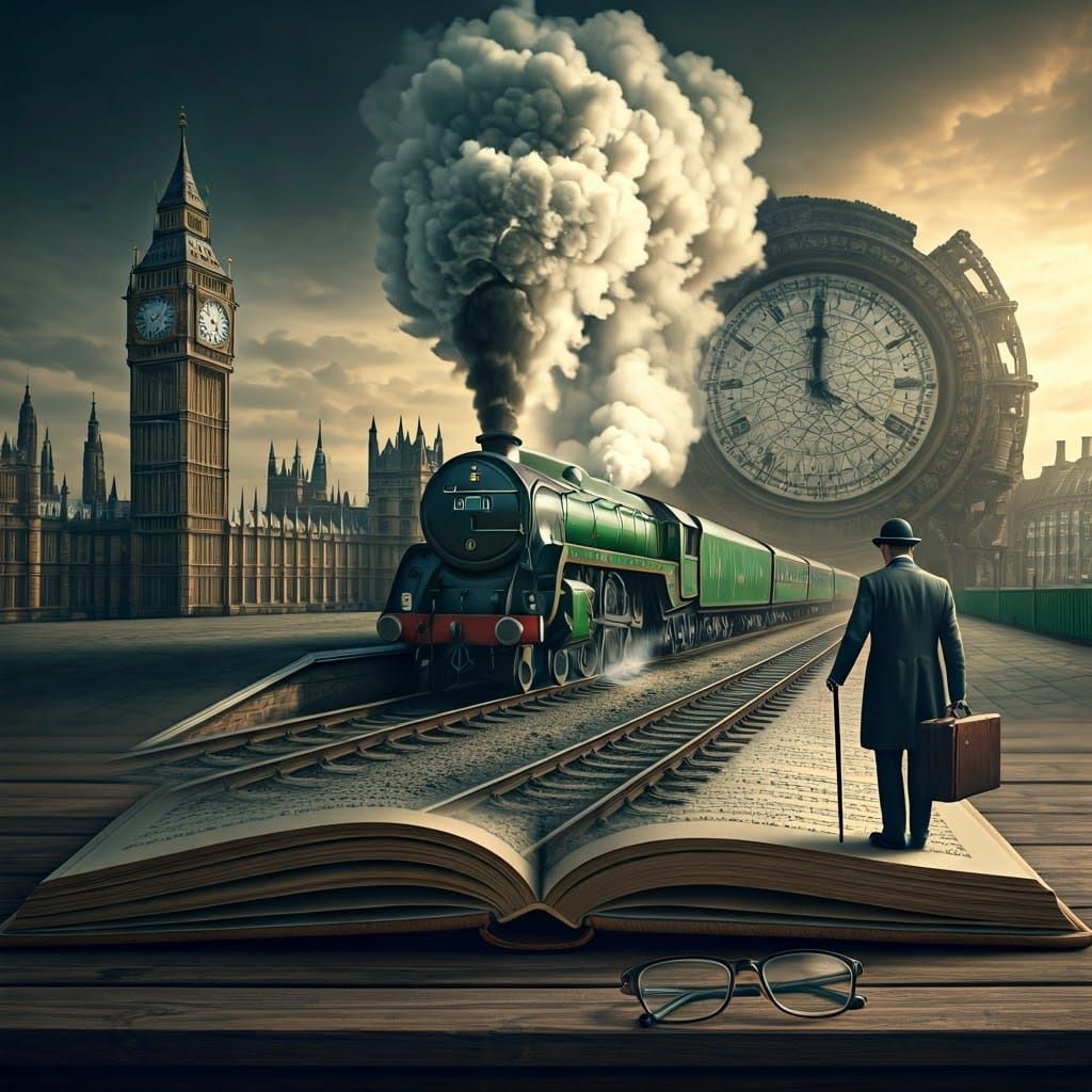 traveling in thought  by @Josetta