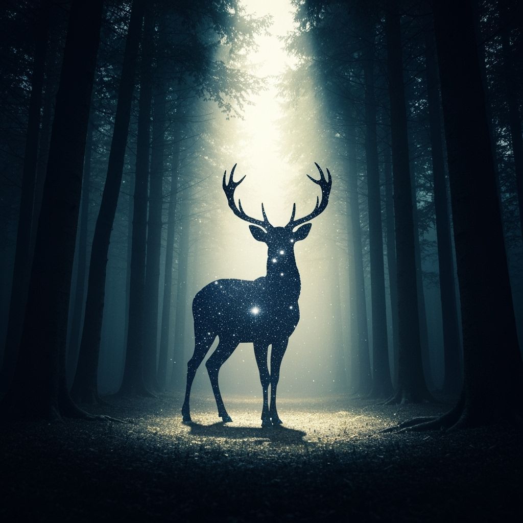 צבי בערפילי זוהר