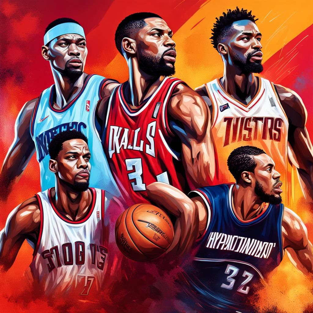 NBA Dream Team - AI Generated Artwork - NightCafe Creator