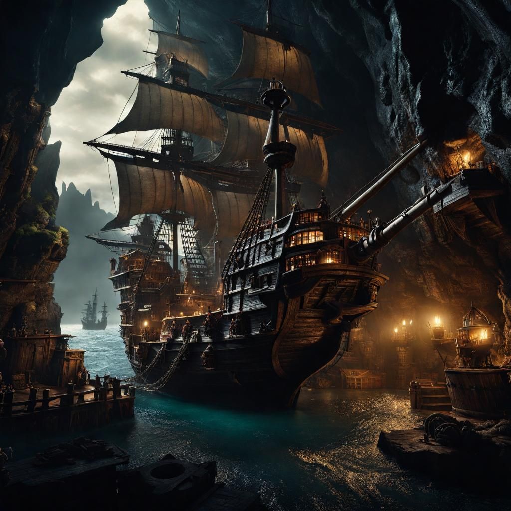 Pirate hideout  by @Tasha