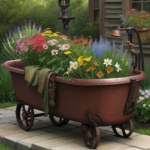 Bathtub Planter 2