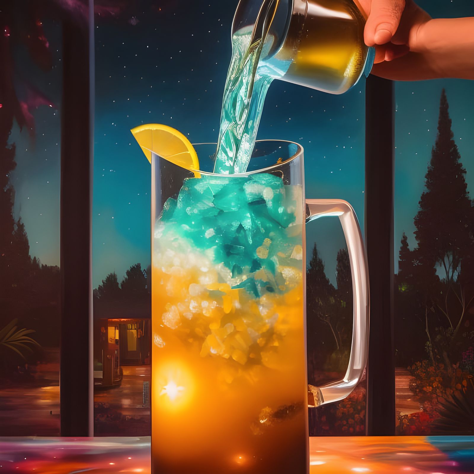 Enjoying a refreshing pint of Galaxy Lemonade.  by @nana