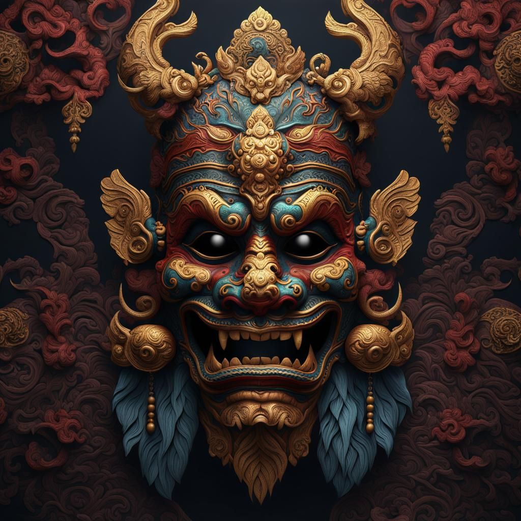 Mask Barong  by @ruangvadem