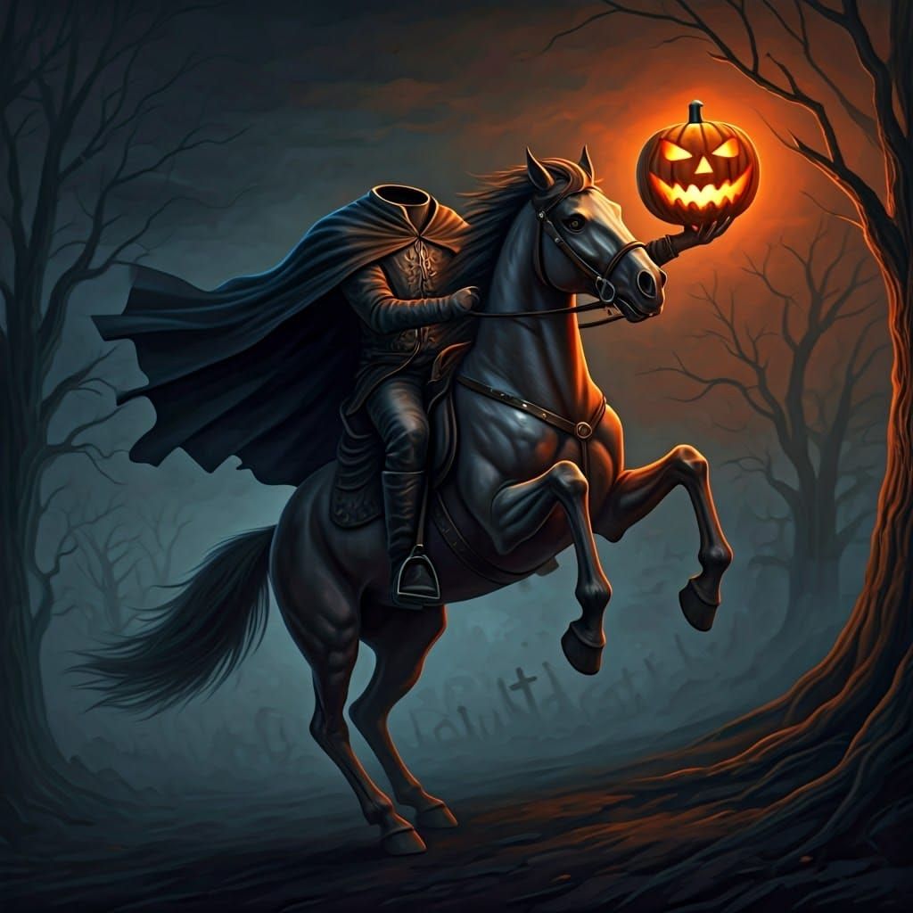 Headless Horseman  by @Darth_Ennui