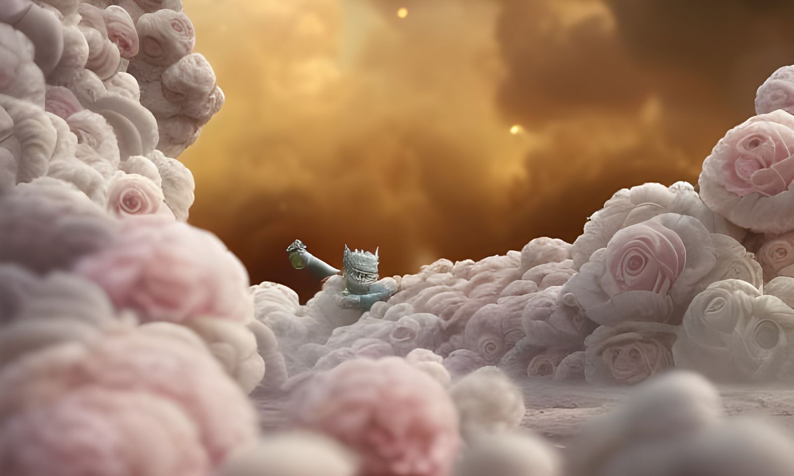 Clouds of flowers