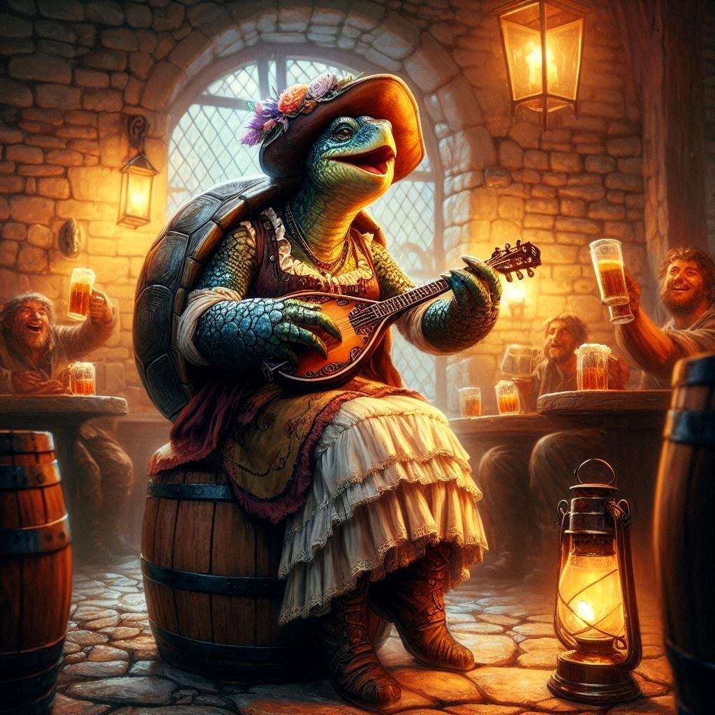 Sing me a song, turtle m'am