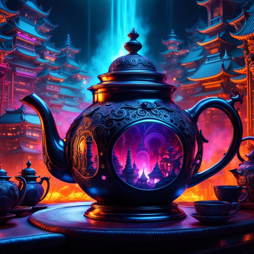 tea-pot  by @calsipher