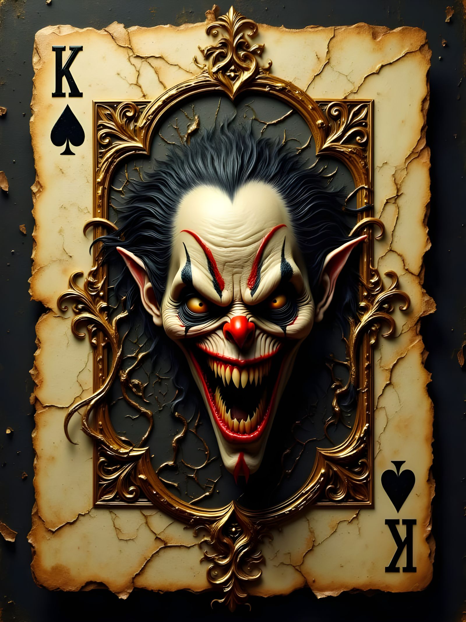 Evil Poker Card