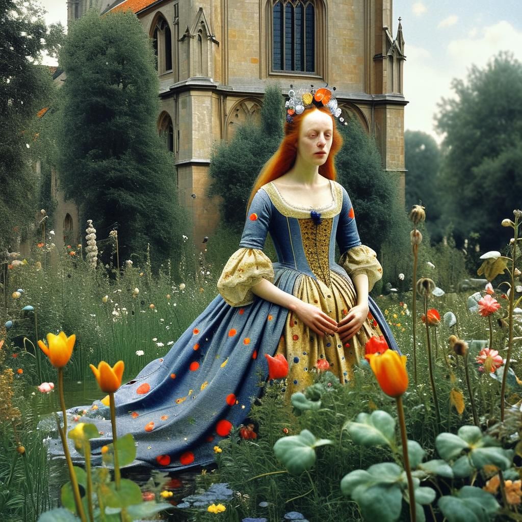 Picking certain plants from the Bog on the last day of summer.