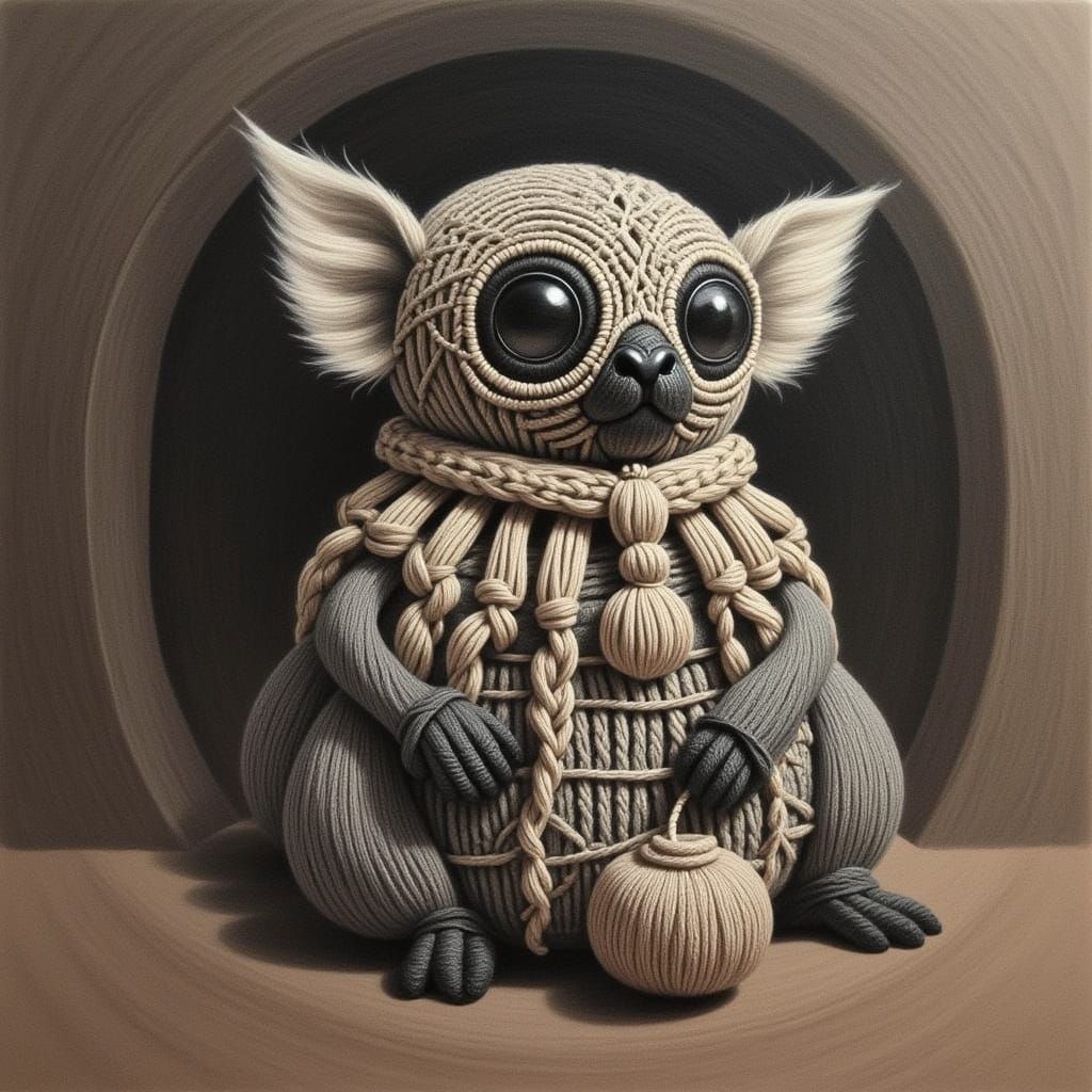 <lora:MACRAME DOLLS:1.0> 