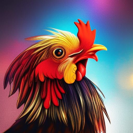 rooster - AI Generated Artwork - NightCafe Creator