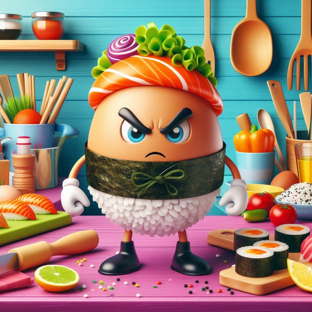 "I WANTED TO EAT SUSHI NOT BE SUSHI!"