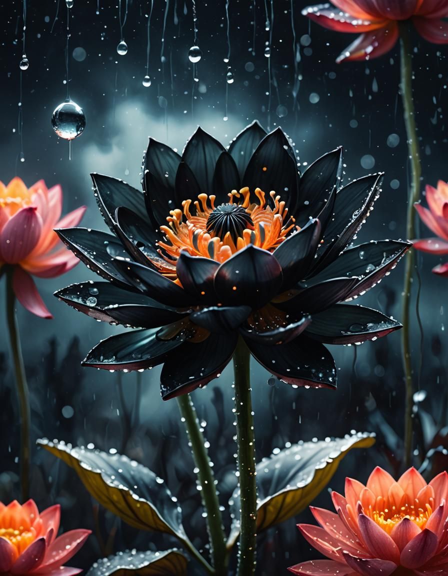 Black Lotus Ai Generated Artwork Nightcafe Creator 2932