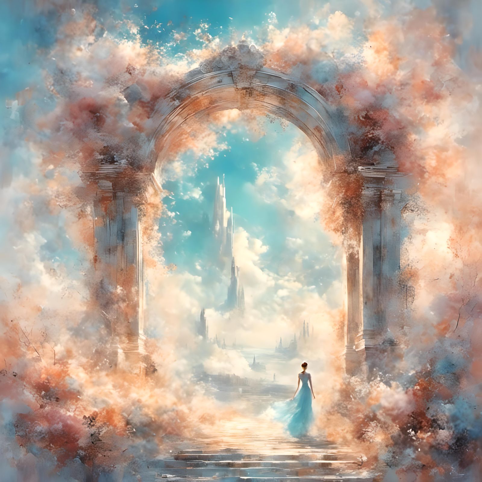 Through the arch of forgotten worlds