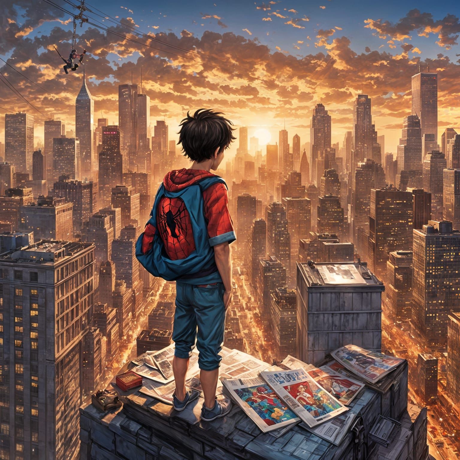 Comic book style   by @Happy Jack