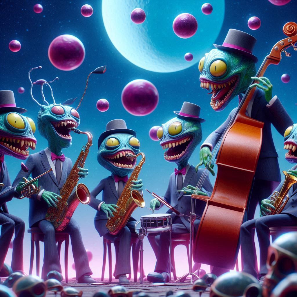 Alien jazz band