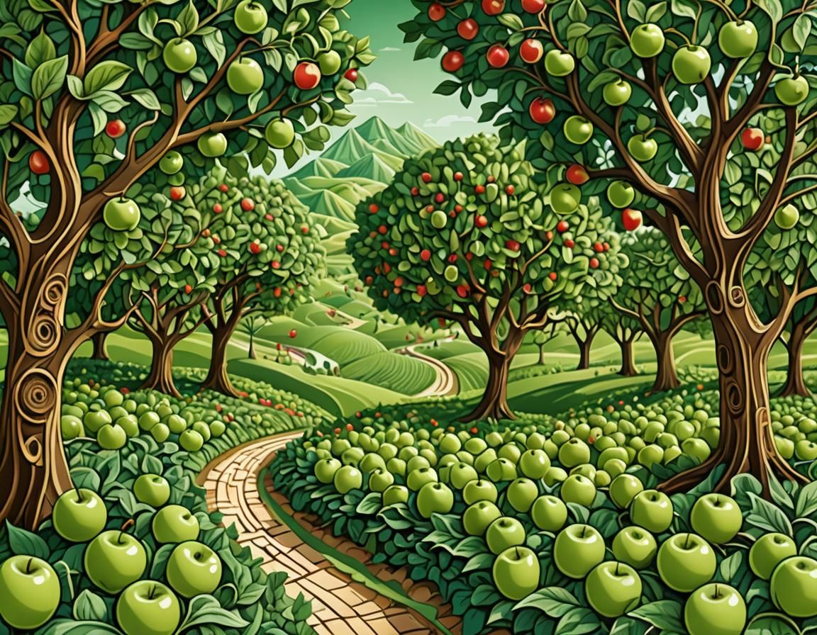 Green Apple Orchard