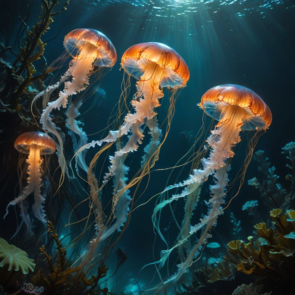 Jellyfish  by @Skyangel