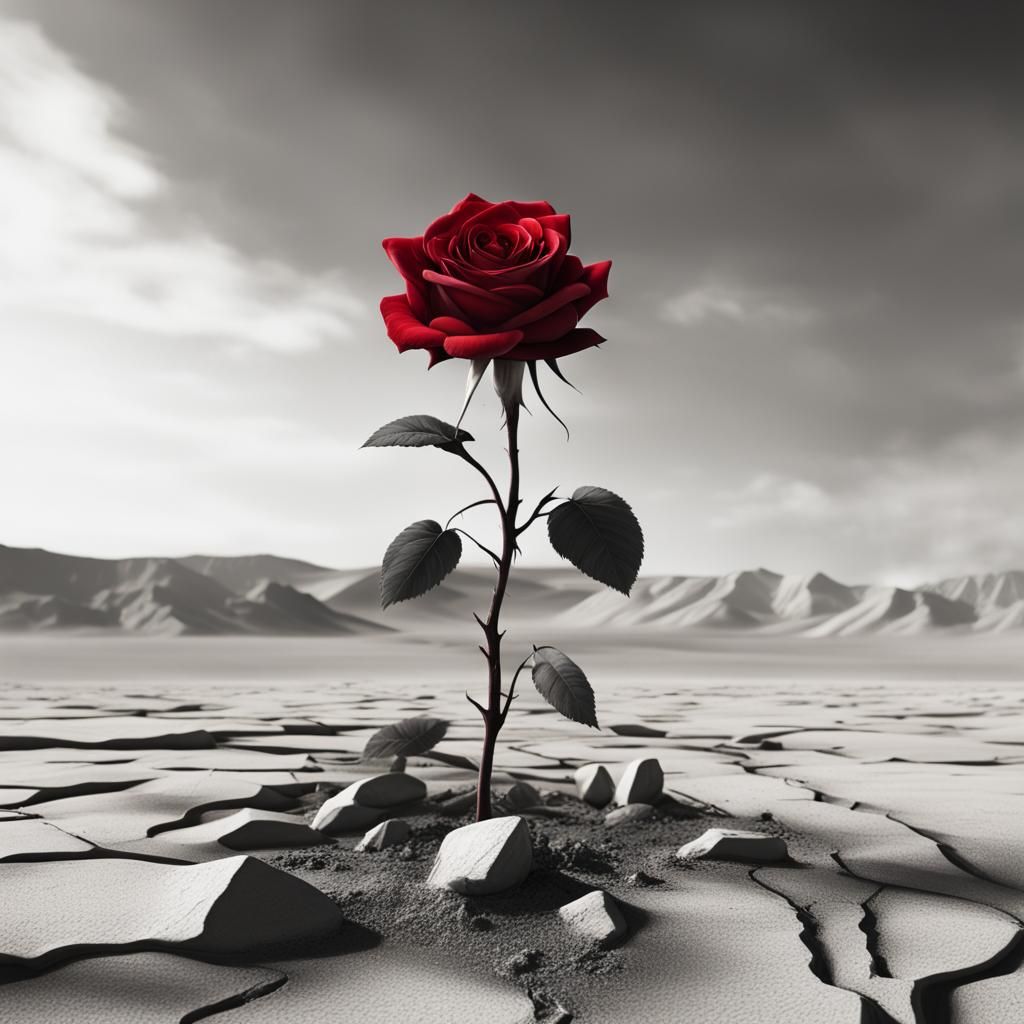 Beauty in a barren wasteland  by @Lemuel
