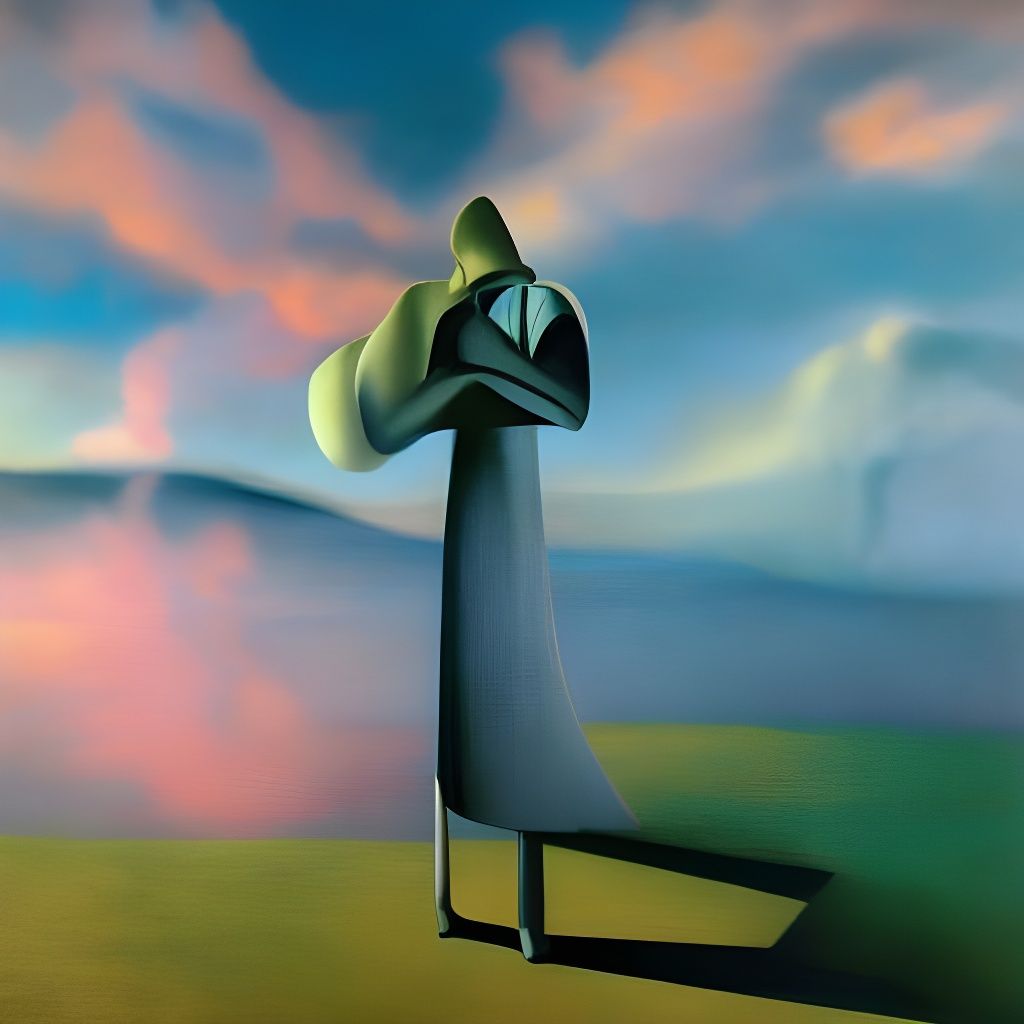 Woman in Prayer with Luminous Light