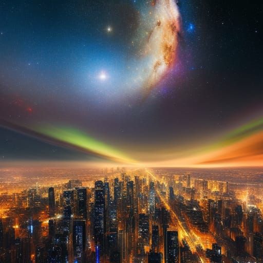 new york night sky