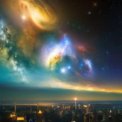 new york night sky