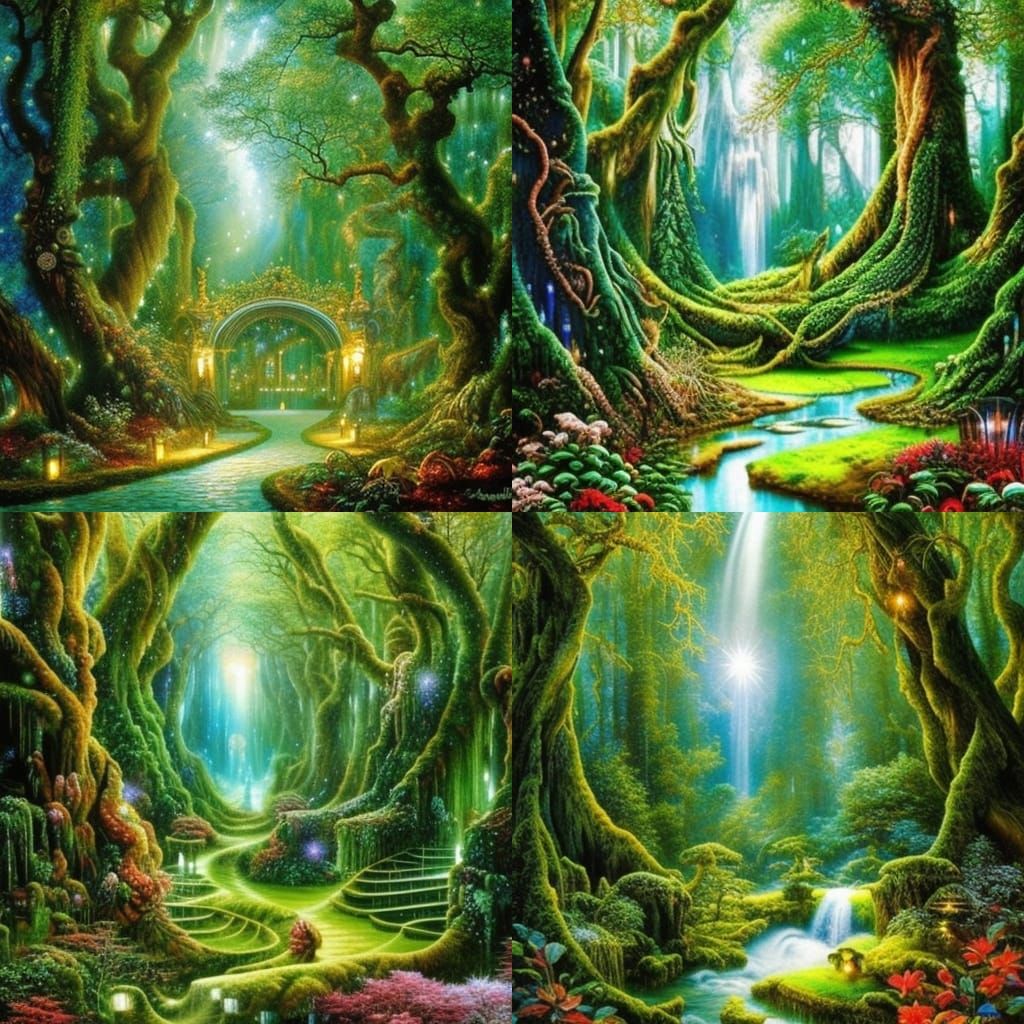 Enchanted Forest - AI Generated Artwork - NightCafe Creator