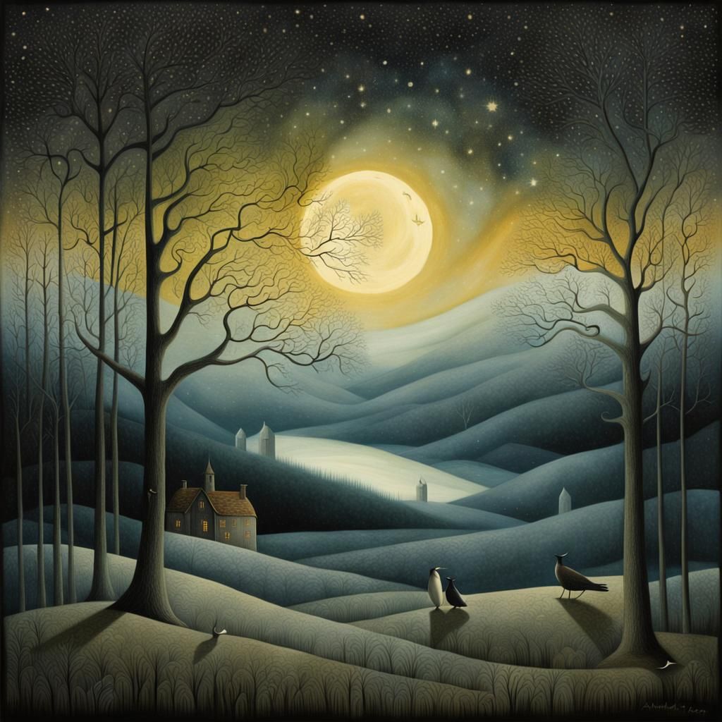 "In the middle of the night lies the beginning of the new da...