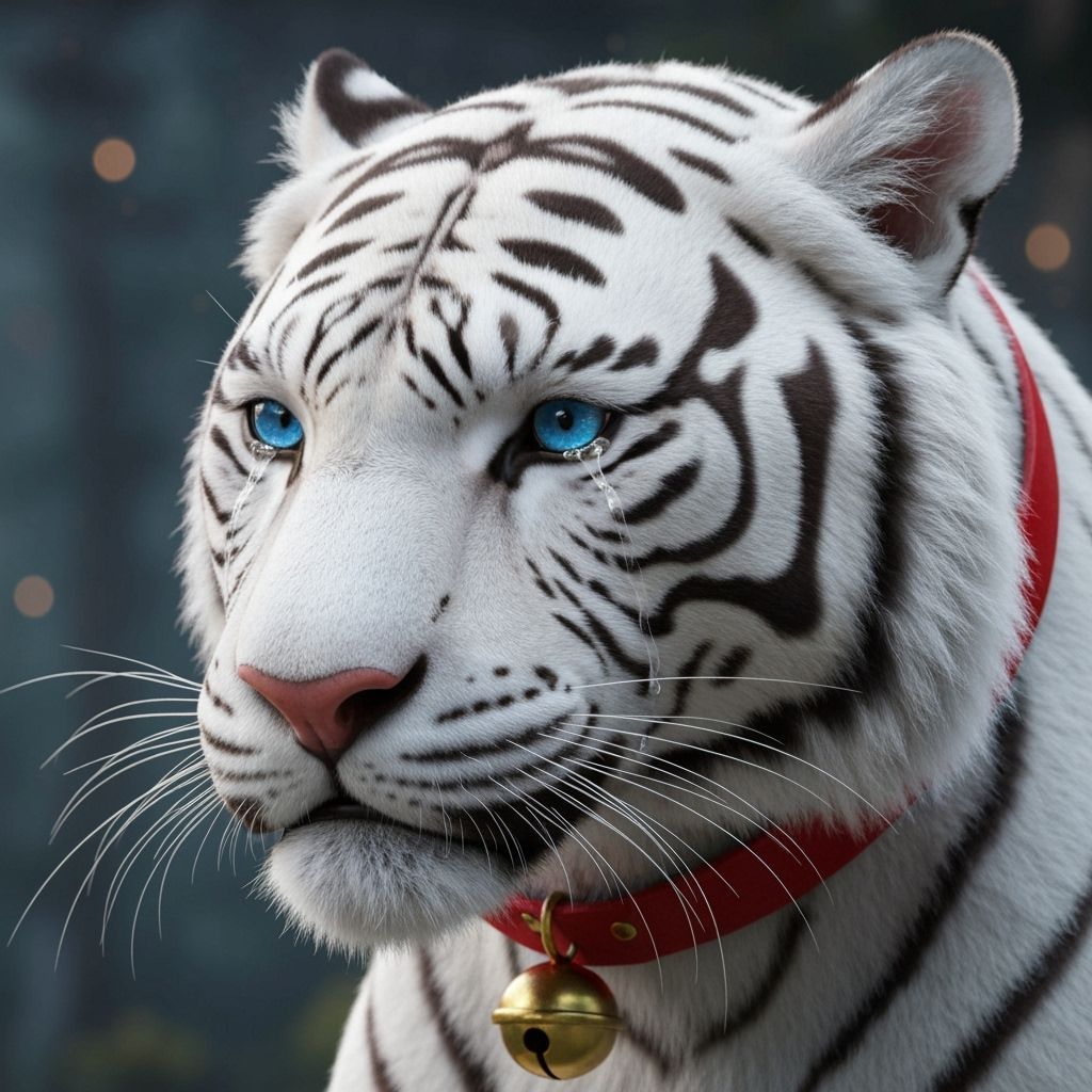 Laohu the White Tiger cries (video version)