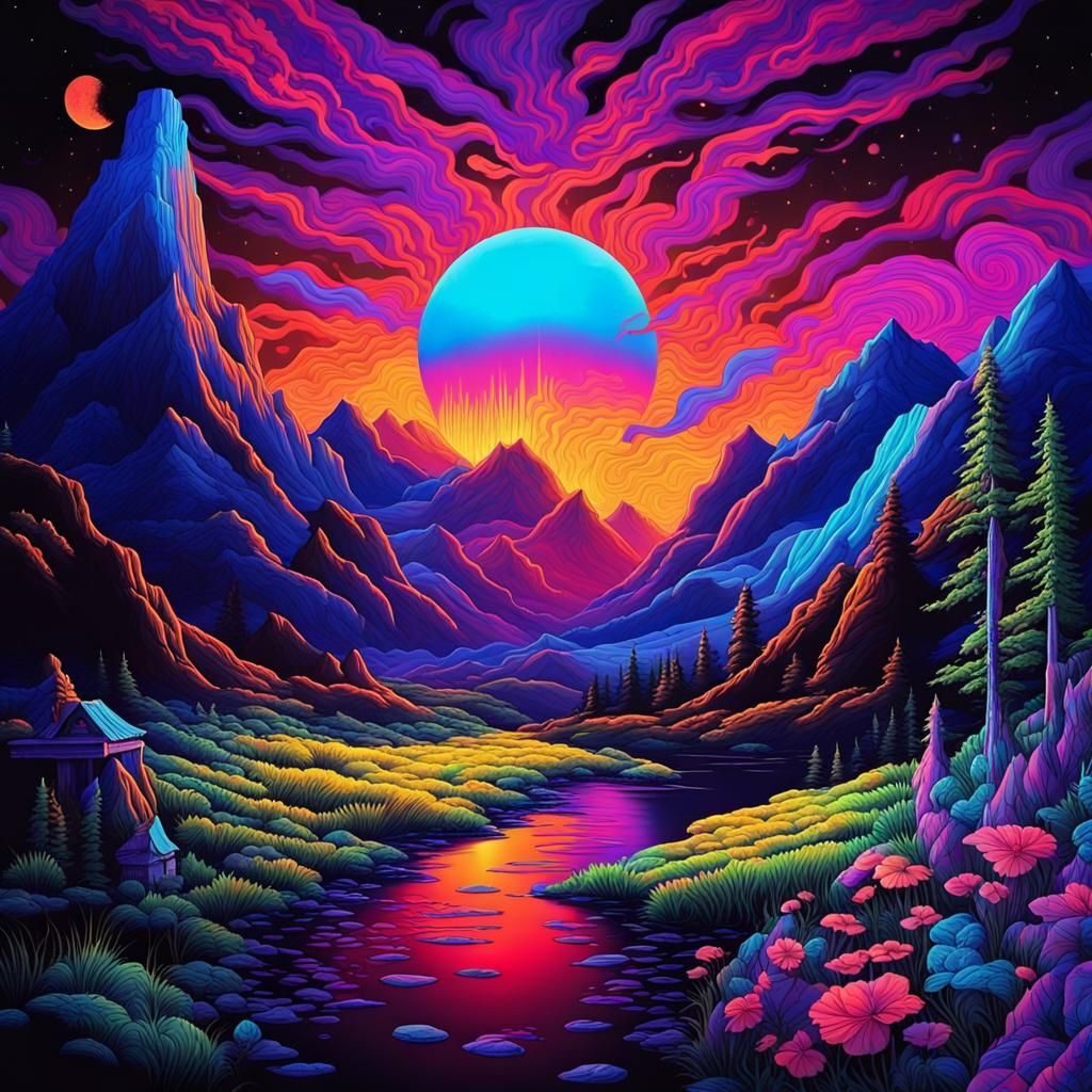 Stunning piece that come alive in the dark.   by @Izabel Toro