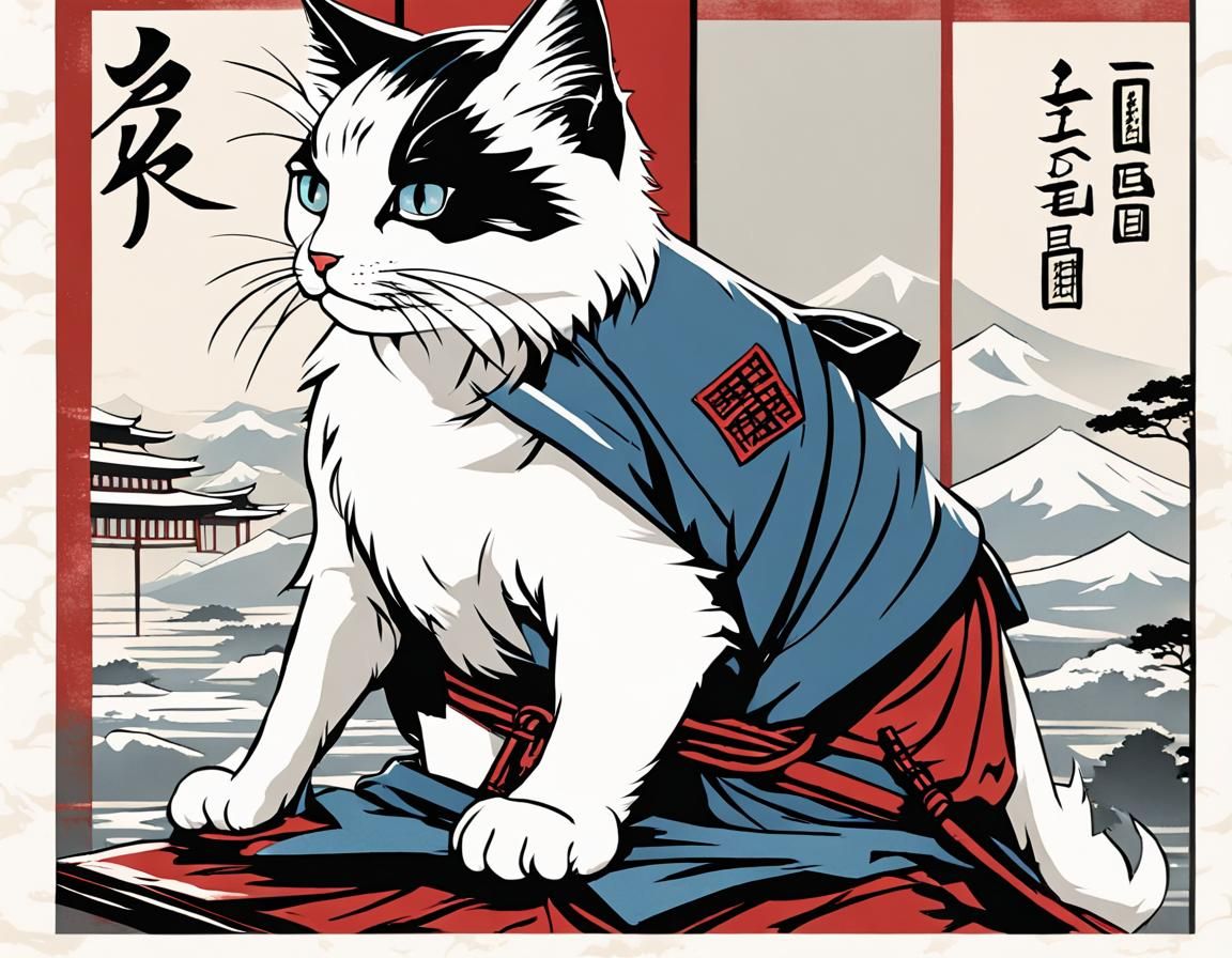 武士 猫