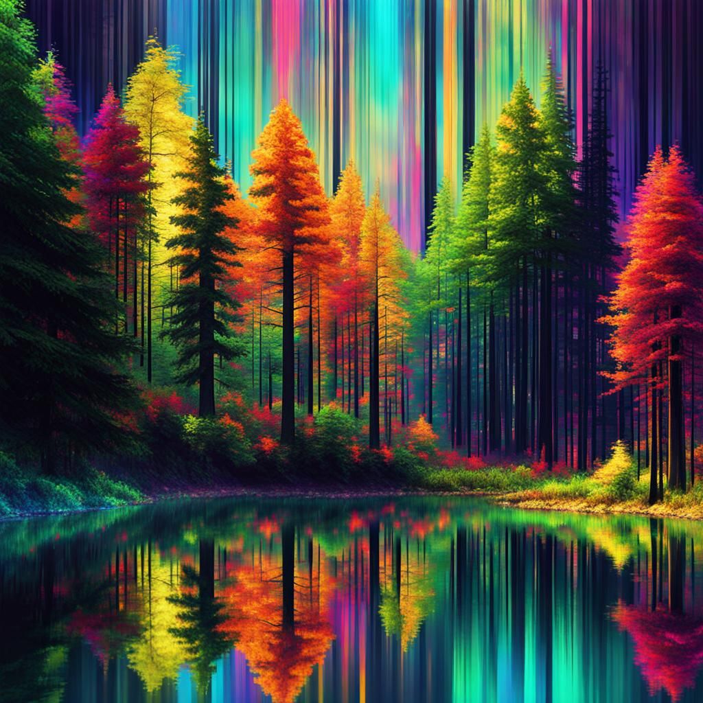 Digital Forest  by @bookwrm0706