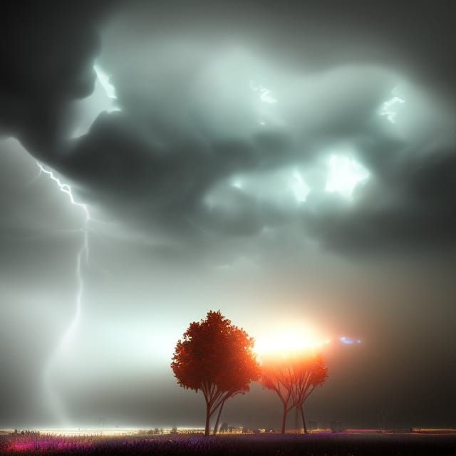 Tornado in the distance