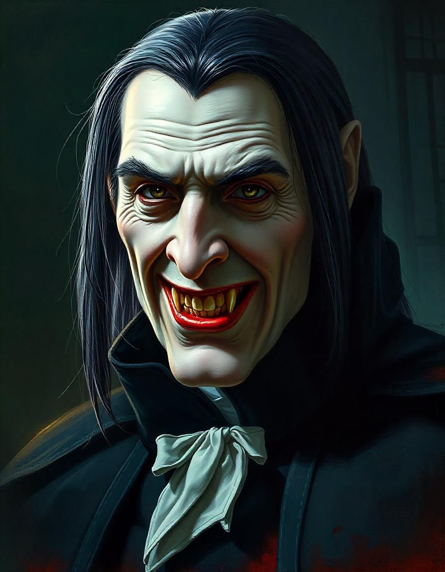 Dracula portrait