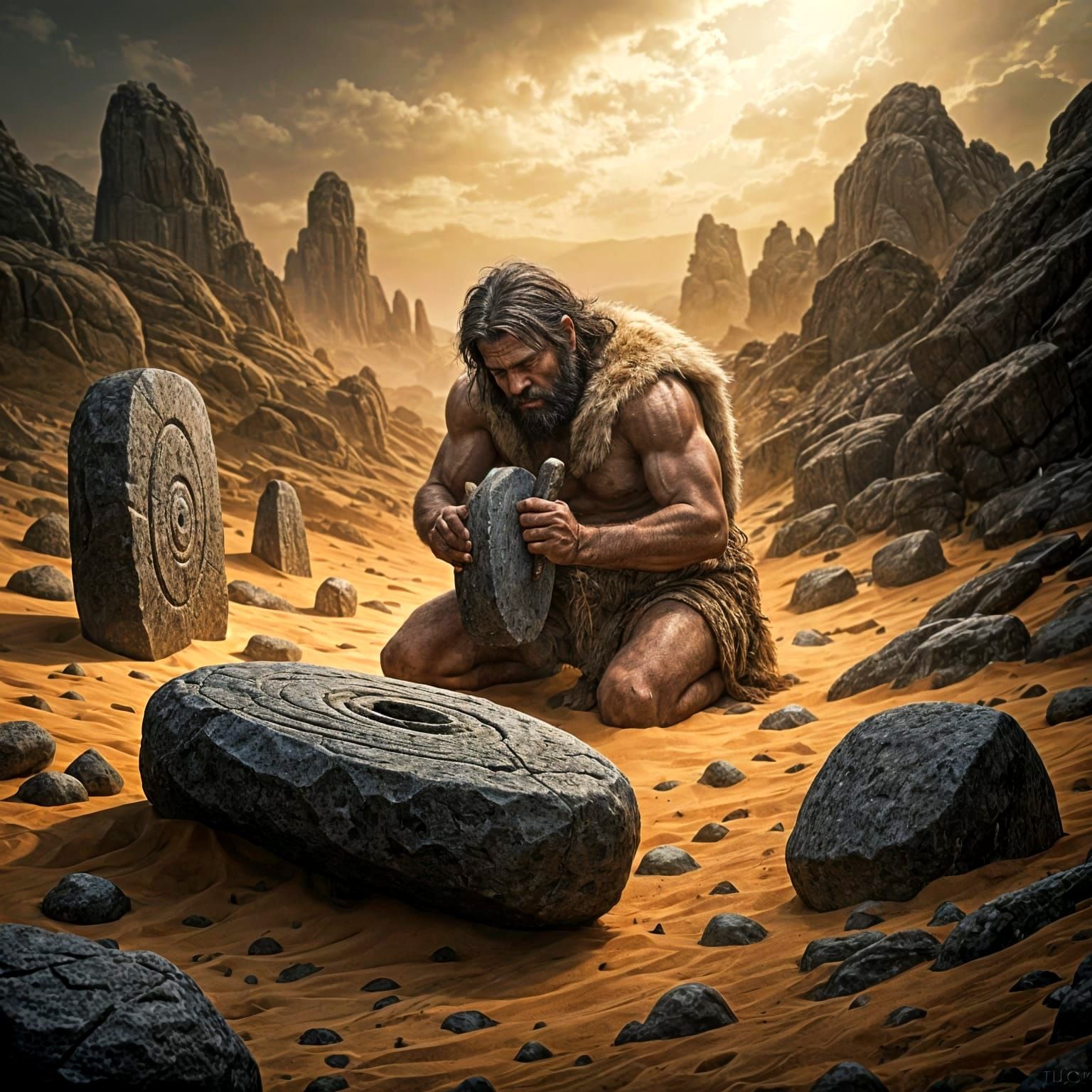 The invention of the wheel  by @Lilsilverfish